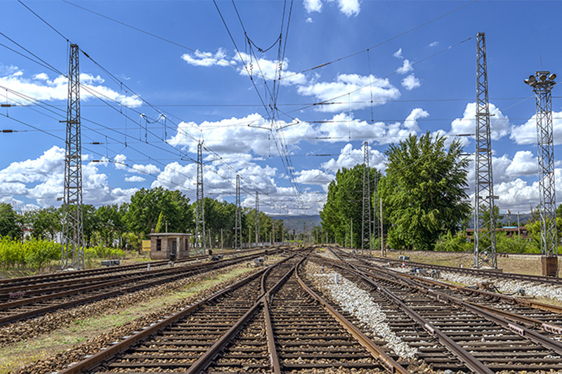 铁路线柱